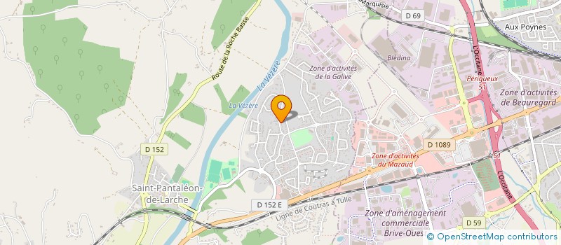 localisation de l'entreprise DACOTEIXE JULES ROMAIN  SAINT-PANTALEON-DE-LARCHE