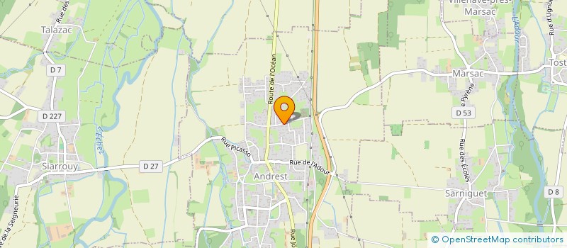 localisation de l'entreprise DACOU  ANDREST