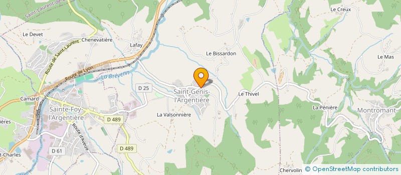 localisation de l'entreprise DACOUPA  SAINT-GENIS-L'ARGENTIERE