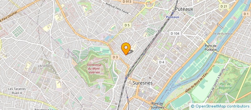 localisation de l'entreprise DACOURY à SURESNES