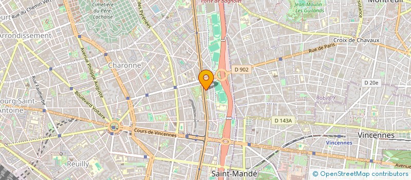 localisation de l'entreprise DACQ INDUSTRIE à PARIS