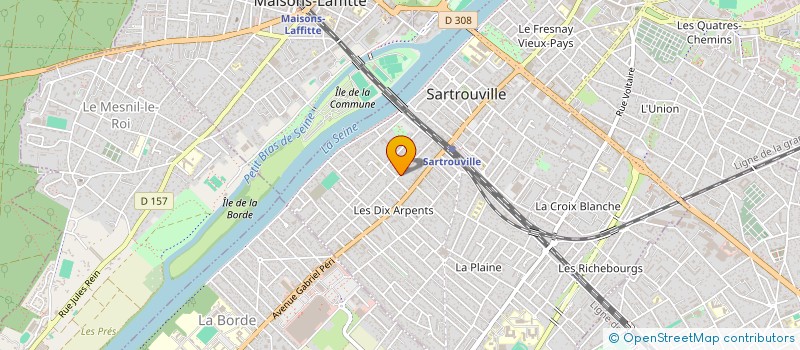 localisation de l'entreprise DACQUIN CONSULTING à SARTROUVILLE