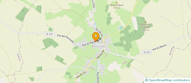 localisation de l'entreprise DACQUIN FAMILY  BOURTHES