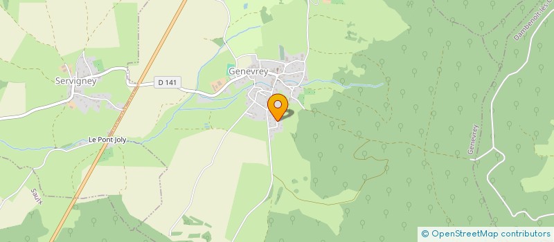 localisation de l'entreprise DACR  GENEVREY