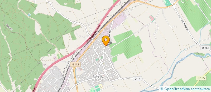 localisation de l'entreprise DACRI CONSEIL  BERNIS