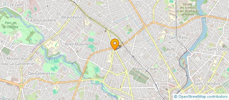 localisation de l'entreprise DACROPAUL à NANTES