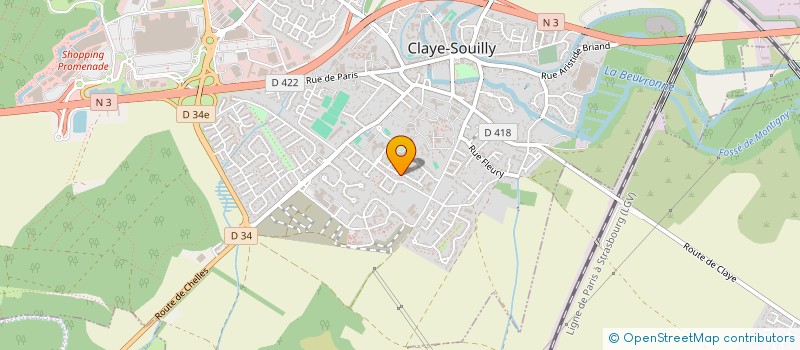 localisation de l'entreprise DACS TRANSPORTS à CHAMPIGNY-SUR-MARNE