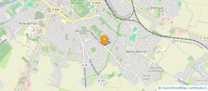 localisation de l'entreprise DACSAN  CAMBRAI