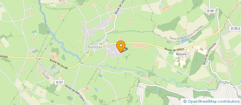 localisation de l'entreprise DACSPORTS  NANDAX