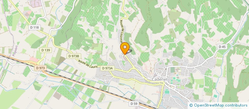 localisation de l'entreprise DACT'ELO à CADENET