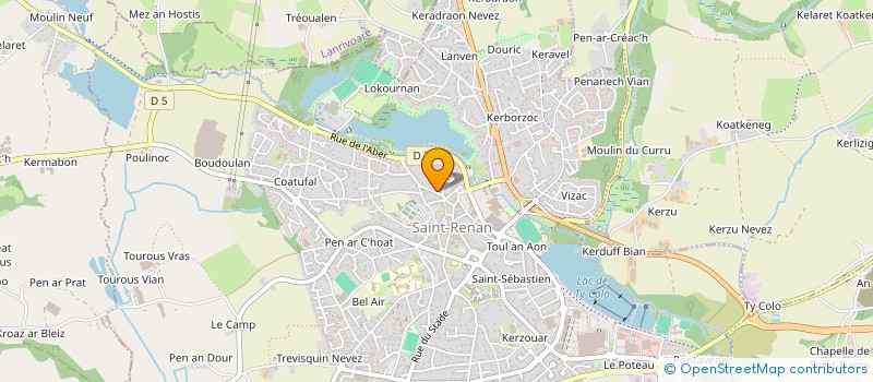 localisation de l'entreprise DACTACOPY à SAINT-RENAN