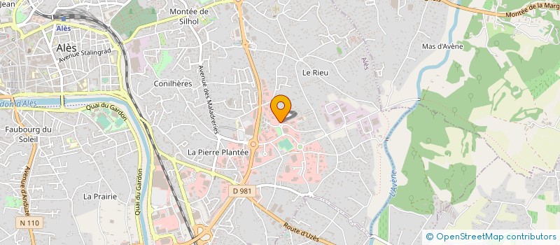 localisation de l'entreprise DACTEM DEVELOPPEMENT à ALES