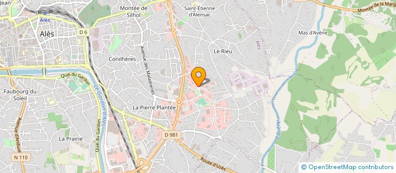 localisation de l'entreprise DACTEM- DISPOSITIFS D'ACQUISITION CONTROLE TEST ELECTRONIQUES  ALES