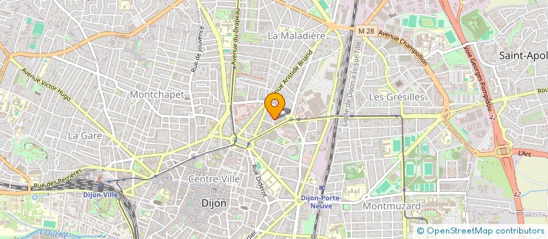 localisation de l'entreprise DACTRANS à DIJON
