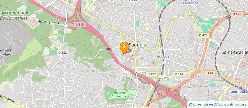 localisation de l'entreprise DACTY  SANNOIS