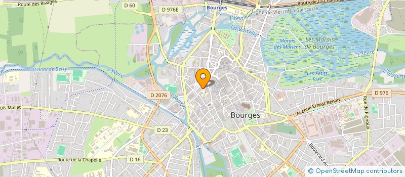 localisation de l'entreprise DACTYL COPIE  BOURGES