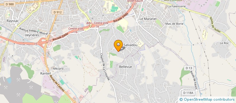 localisation de l'entreprise DACWASH à ALBI