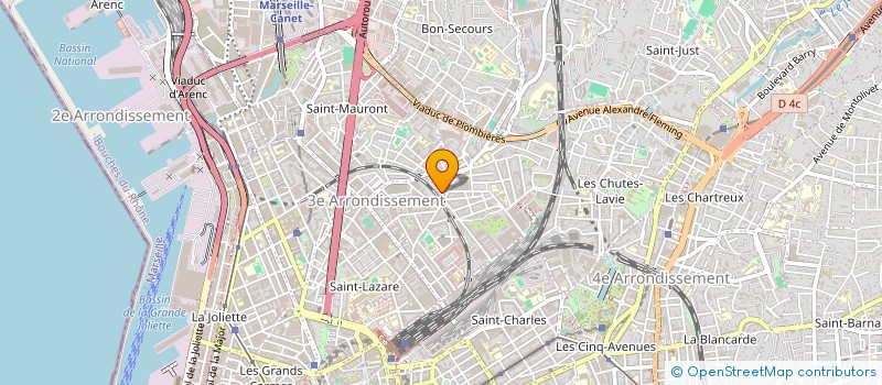 localisation de l'entreprise DACWORKS à MARSEILLE