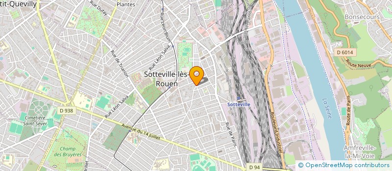 localisation de l'entreprise DAD à SOTTEVILLE-LES-ROUEN