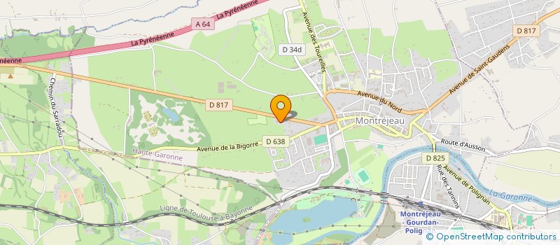 localisation de l'entreprise DAD  MONTREJEAU