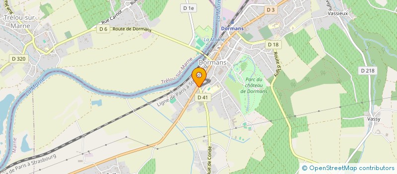 localisation de l'entreprise DAD à COURTHIEZY