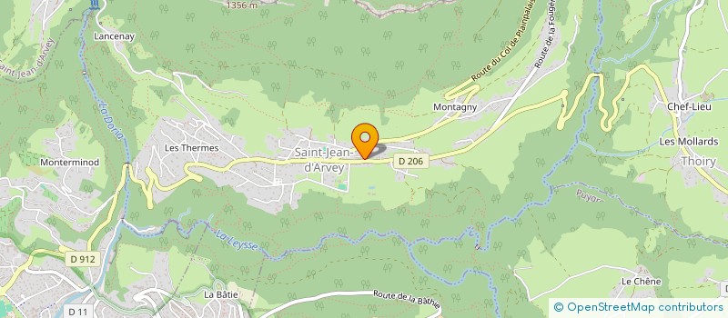 localisation de l'entreprise DAD  SAINT-JEAN-D'ARVEY