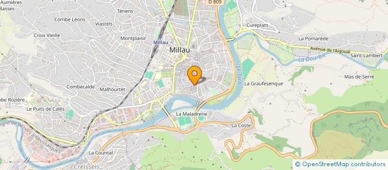 localisation de l'entreprise DAD BAT à MILLAU