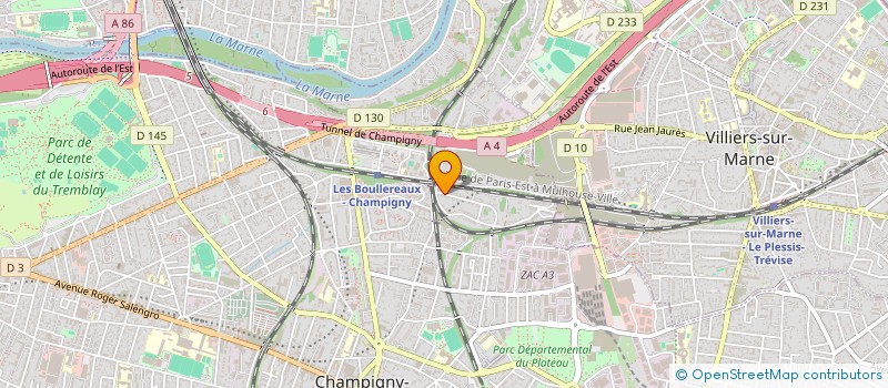 localisation de l'entreprise DAD COMPAGNIE à CHAMPIGNY-SUR-MARNE