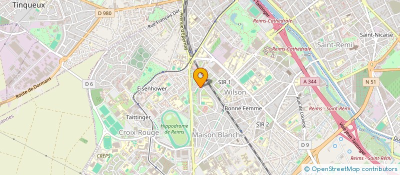 localisation de l'entreprise DAD RENOV à REIMS