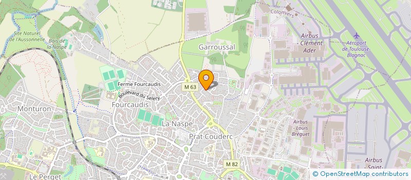 localisation de l'entreprise DAD TOULOUSE à COLOMIERS