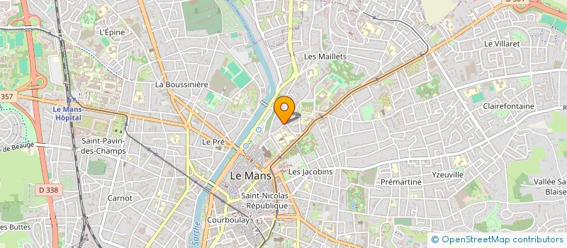 localisation de l'entreprise DADA 72  LE MANS