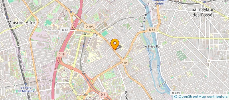 localisation de l'entreprise DADA  CRETEIL