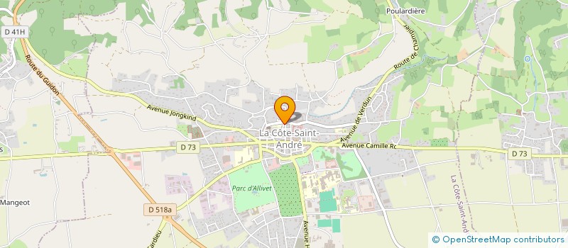 localisation de l'entreprise DADA AMRI  LA COTE-SAINT-ANDRE