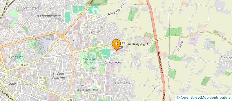 localisation de l'entreprise DADA ART  VALENCE