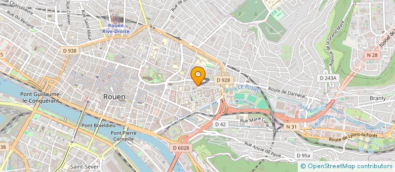 localisation de l'entreprise DADA CENTER à ROUEN