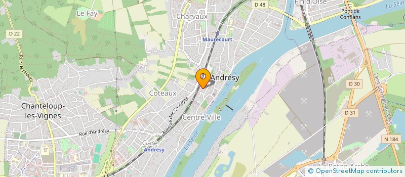 localisation de l'entreprise DADA ET NONO  ANDRESY