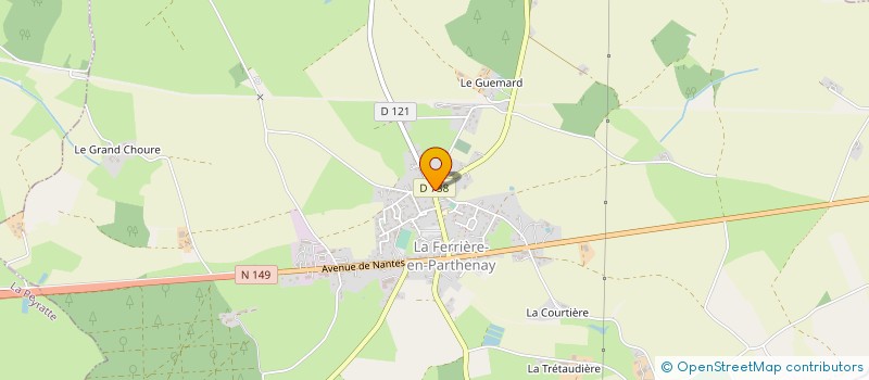 localisation de l'entreprise DADA FILMS  LA FERRIERE-EN-PARTHENAY