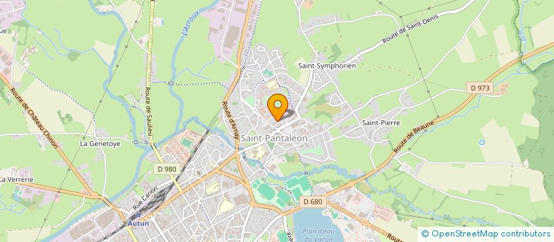 localisation de l'entreprise DADA FORESTIER  AUTUN