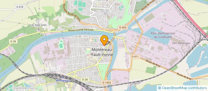 localisation de l'entreprise DADACHE  MONTEREAU-FAULT-YONNE