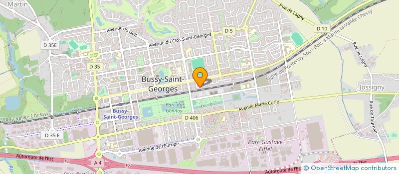 localisation de l'entreprise DADAFON  BUSSY-SAINT-GEORGES