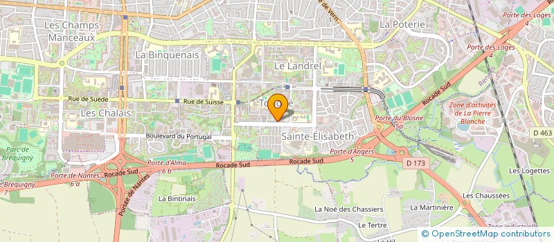 localisation de l'entreprise DADAS MACONNERIE  RENNES