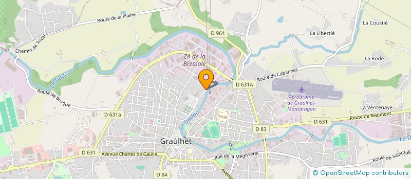 localisation de l'entreprise DADDYCOOL  GRAULHET