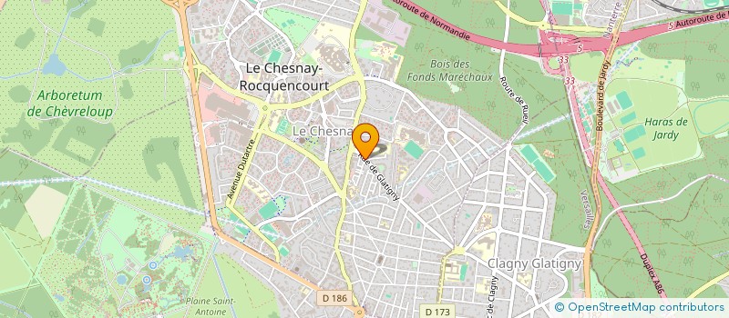 localisation de l'entreprise DADECO à LE CHESNAY-ROCQUENCOURT