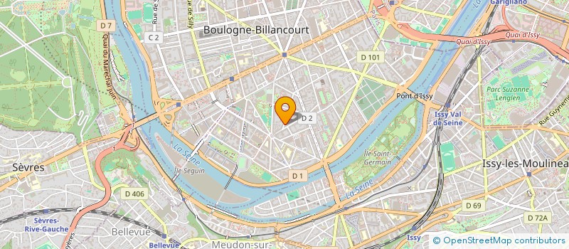 localisation de l'entreprise DADELEM à BOULOGNE BILLANCOURT