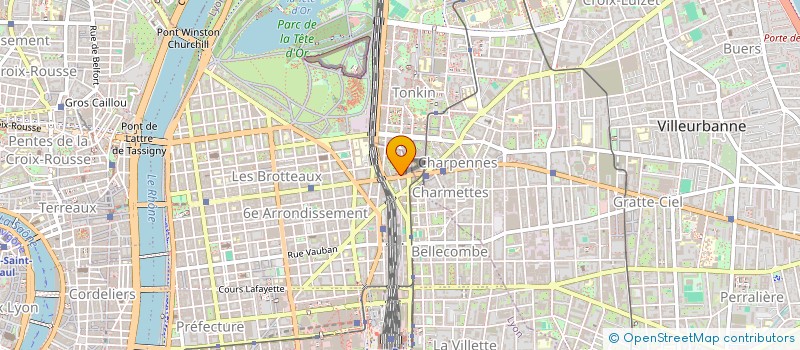 localisation de l'entreprise DADF  LYON