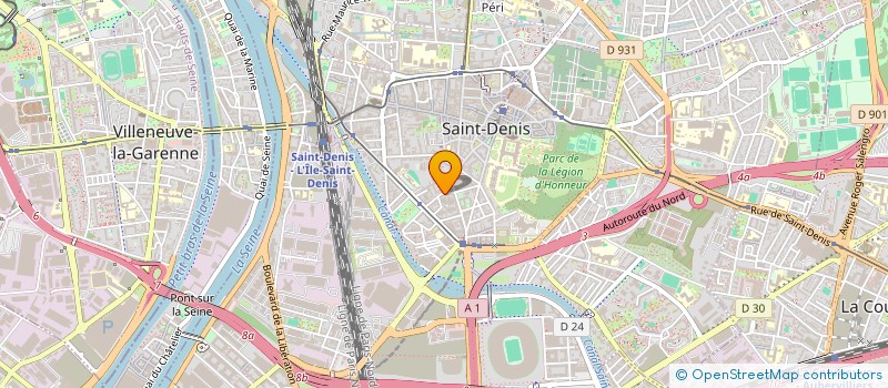 localisation de l'entreprise DADI FOOD à SAINT-DENIS