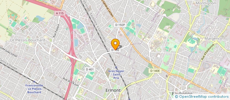 localisation de l'entreprise DADI PIZZA à SAINT-PRIX