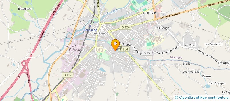 localisation de l'entreprise DADINCO  CAUSSADE