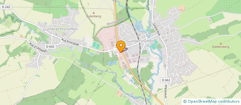 localisation de l'entreprise DADL  GUNDERSHOFFEN