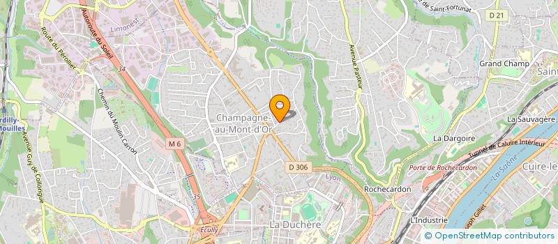 localisation de l'entreprise DADO à CHAMPAGNE-AU-MONT-D'OR